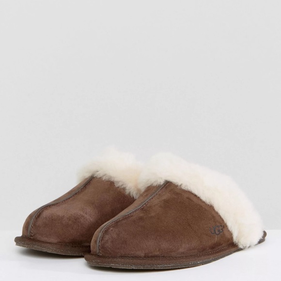 UGG Scuffette II Espresso Slippers Size 7 - Picture 2 of 10